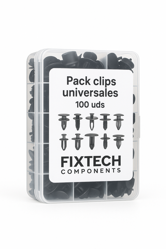 Pack de clips y grapas universales para coche – 100 unidades